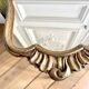 Miroir rocaille style Louis XV doré , 50 x 31 cm