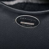 Poul Henningsen Snake Chairs, Model PH-501 in chrome and full black leather