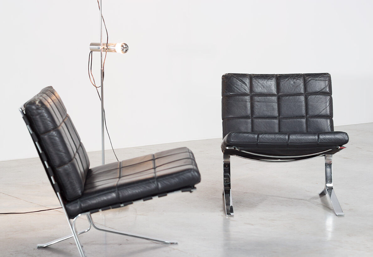 Olivier Mourgue pair of armchairs Joker Airborne 1960