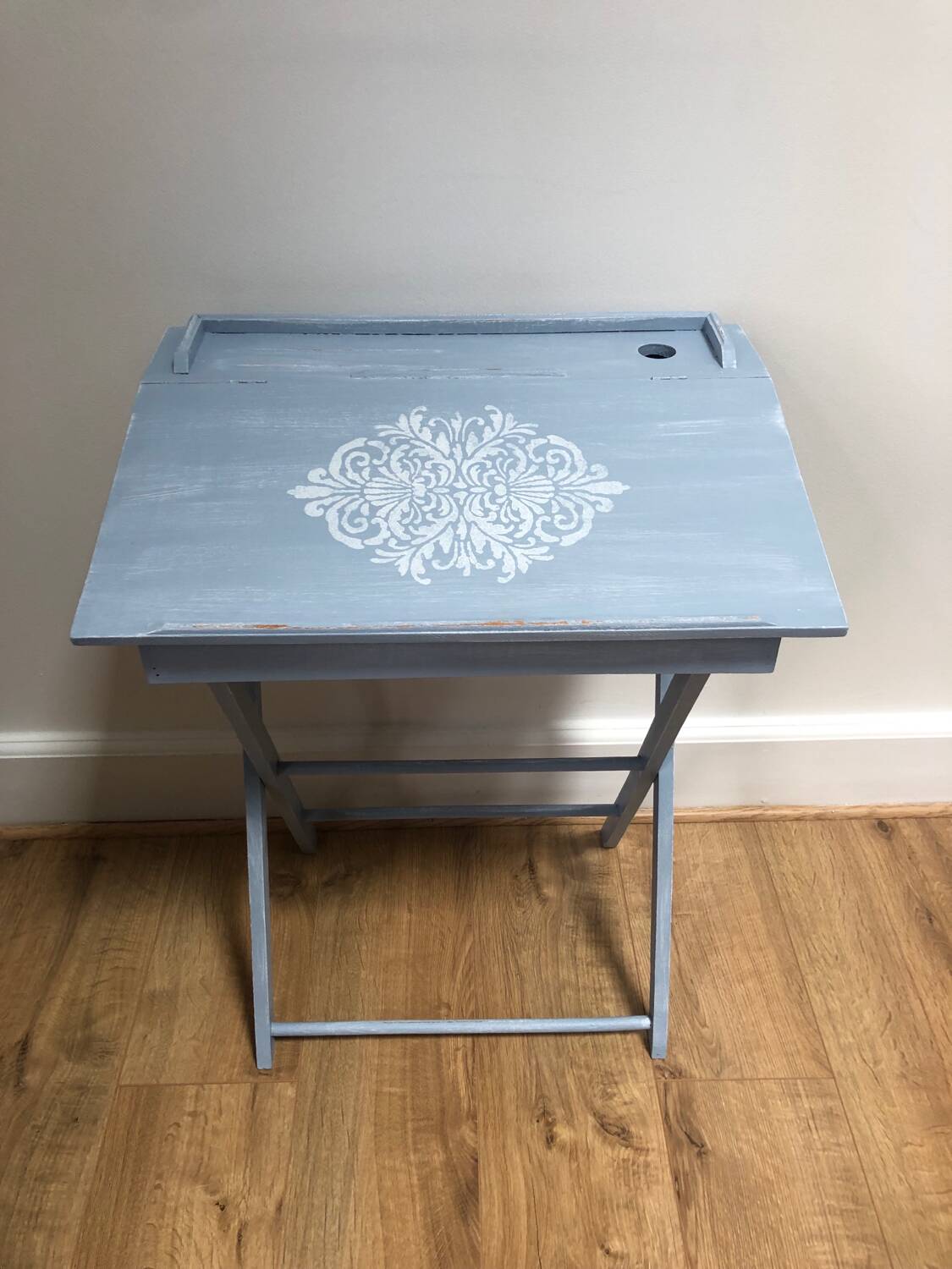 Pretty wooden children's desk/table.