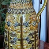 Antique large West Germany ceramic pitcher