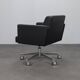 Pair of leather swivel armchairs by Poltrona Frau, Italy, 1990s