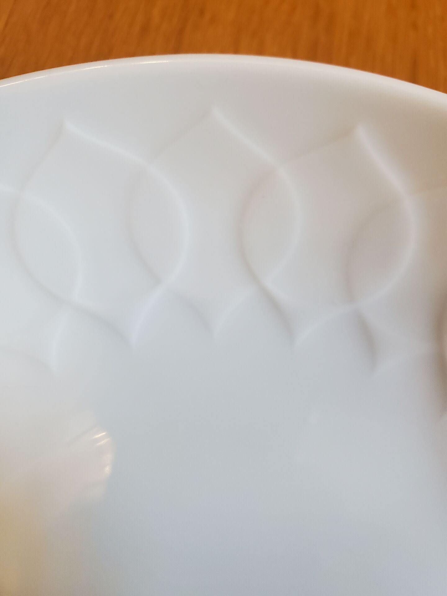 Set of 2 white deep plates Rosenthal Lotus