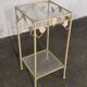 Wrought iron metal side table