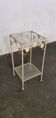 Wrought iron metal side table