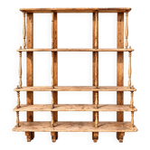 Step shelf – Louis-Philippe style – Solid pine – 19th century