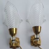 Pair of 50s rockabilly wall lights