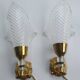 Pair of 50s rockabilly wall lights