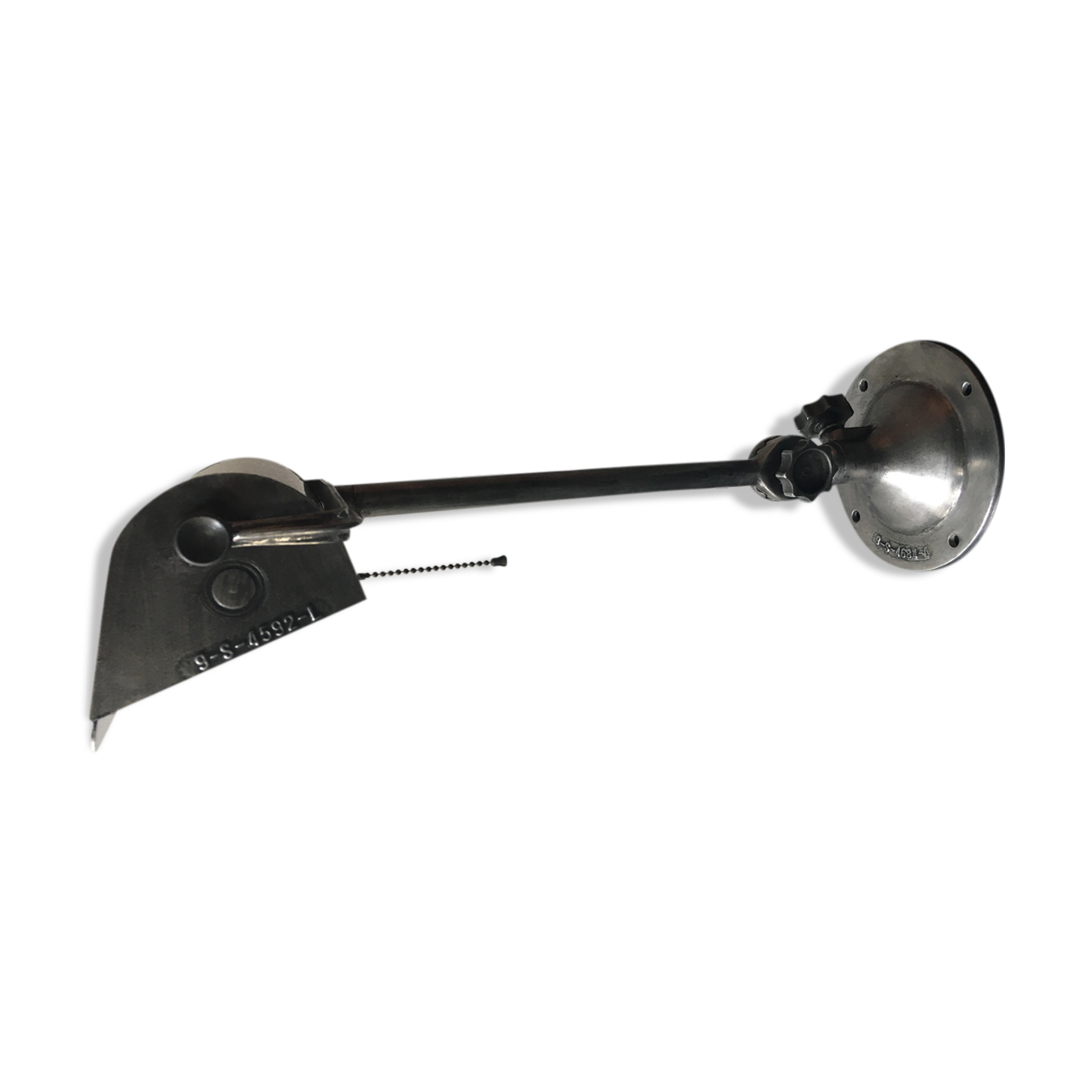 Old lamp wall mounted articulated
