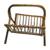 Rattan magazine holder