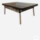 4 chairs and marble effect Formica coffee table