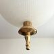 Glass and brass suspension globe