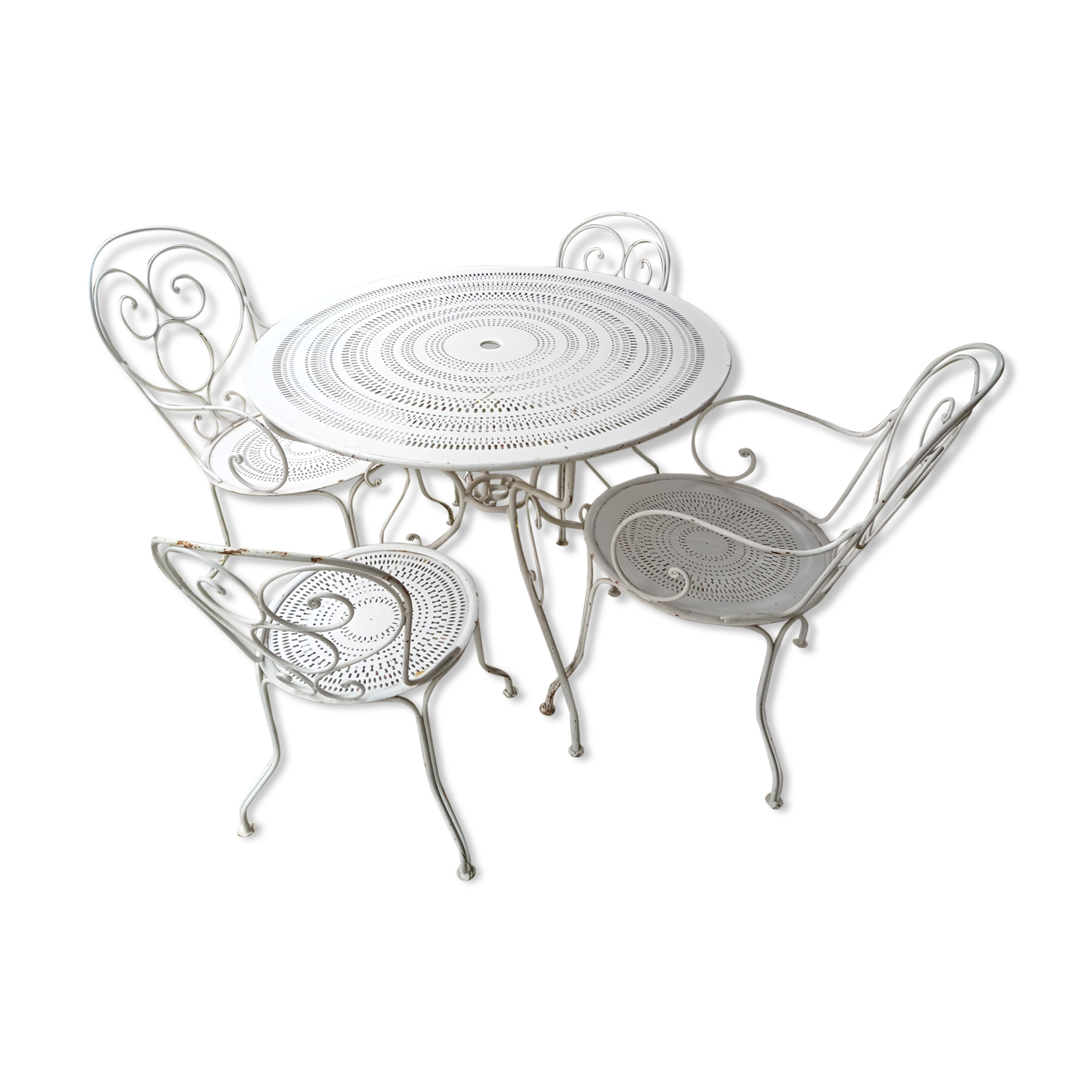 Wrought iron garden set