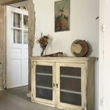 Patinated display case