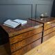 Pair of bedside tables attributed to Jean Claude Mahey.