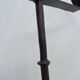 Floor-standing chandelier / antique candle holder, made of wrought iron.