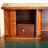 Bureau a gradin tiroirs à cylindres marqueté