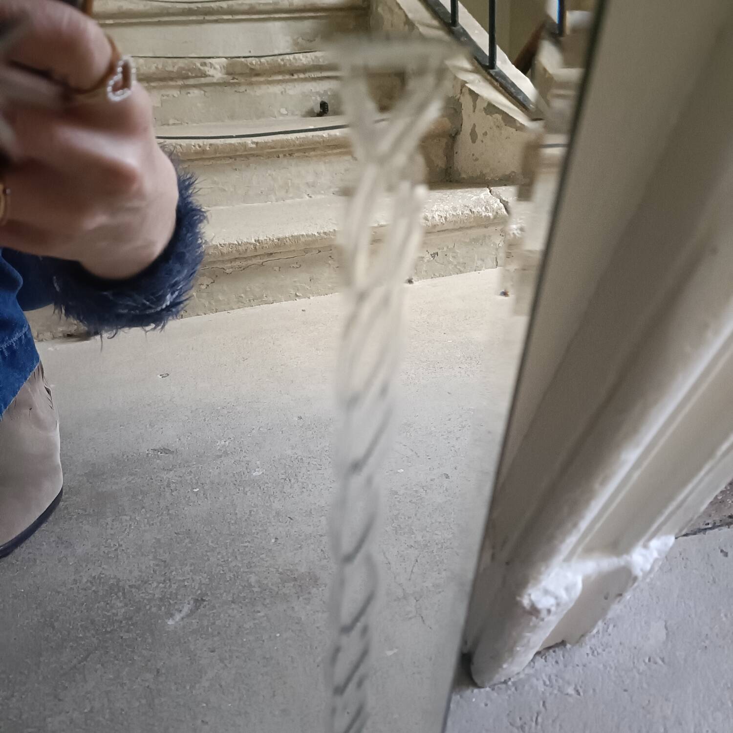 Bevelled Art Deco mirror