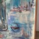 Anemones, oil on canvas signed Guette Fattal