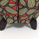 up to 3 Art Deco stools by Jindrich Halabala, leaf pattern, pouf, ottoman, 1930s