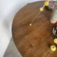 Round table 1950s constructivist walnut