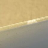 Round dish earthenware Salins decoration Jurançon hand painted vintage