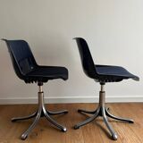 9 swivel chairs assigned to Osvaldo Borsani – Modus model for