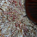 Zoomorphic fish-shaped slipcase in slipware, Vallauris