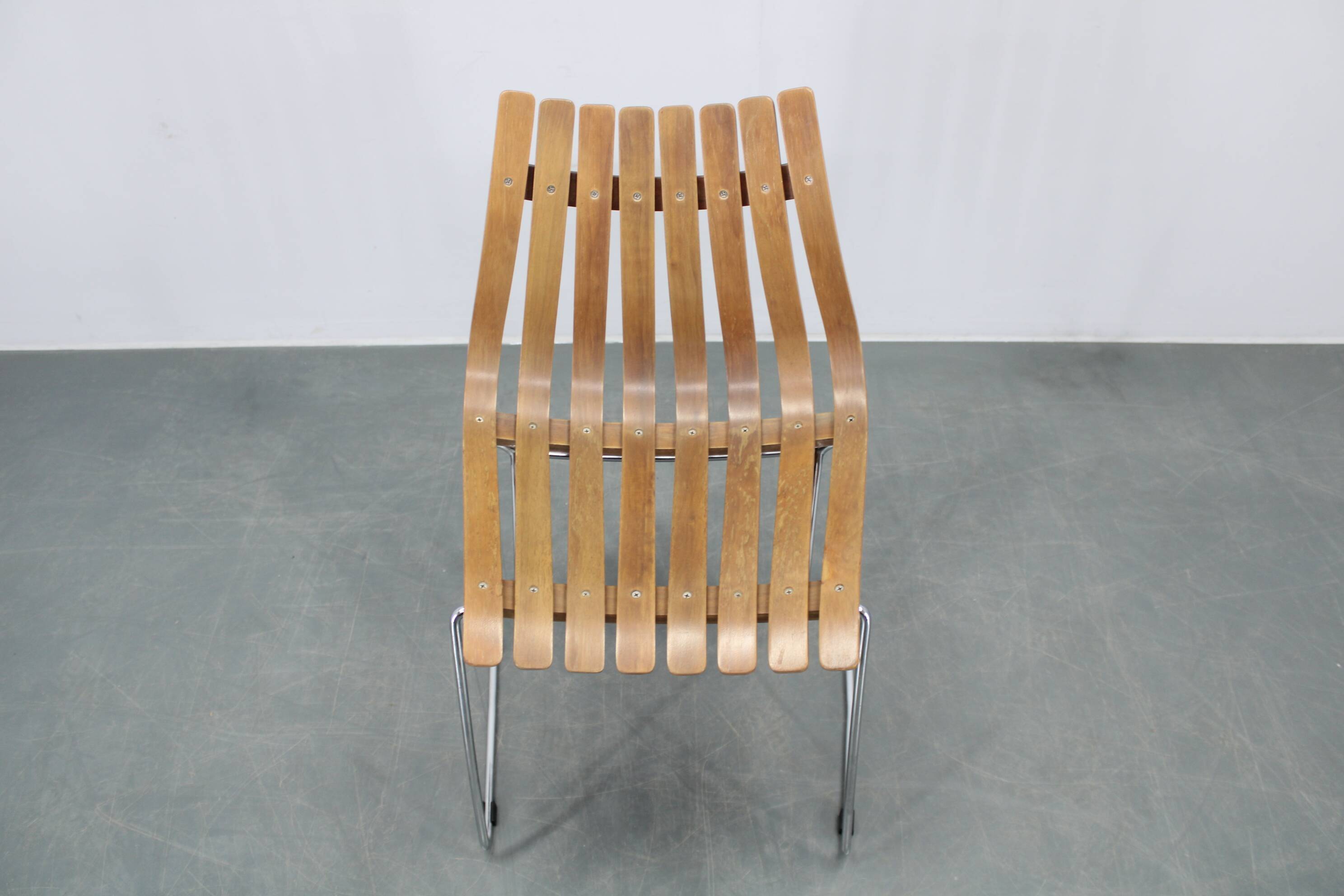 1980s Set of Six Scandinavian Teak Dining Chairs