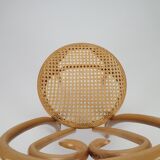 Mid century Zpm Radomsko bentwood and cane dining chair, 1960s