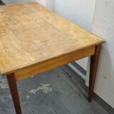 Old wooden administration table