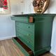 Commode Louis Philippe bois massif plateau marbre