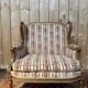 Fauteuil - Bergère à oreilles style Louis XVI "JANSEN"
