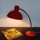 Vintage brass and metal desk lamp