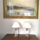 Pair of bedside lamps 80s