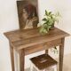 Small rustic walnut table/desk – 19th century