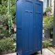 Armoire parisienne bleue panneautée 1940