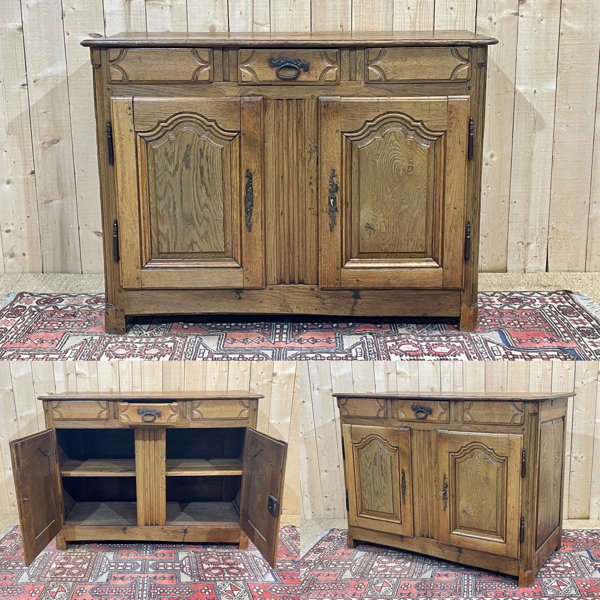Buffet XVIIIth in light oak