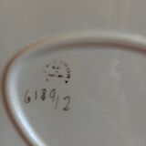 Plat de service barbotine