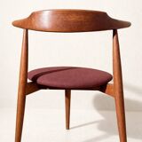 Tripod chair Heart Hans Wegner Fritz Hansen