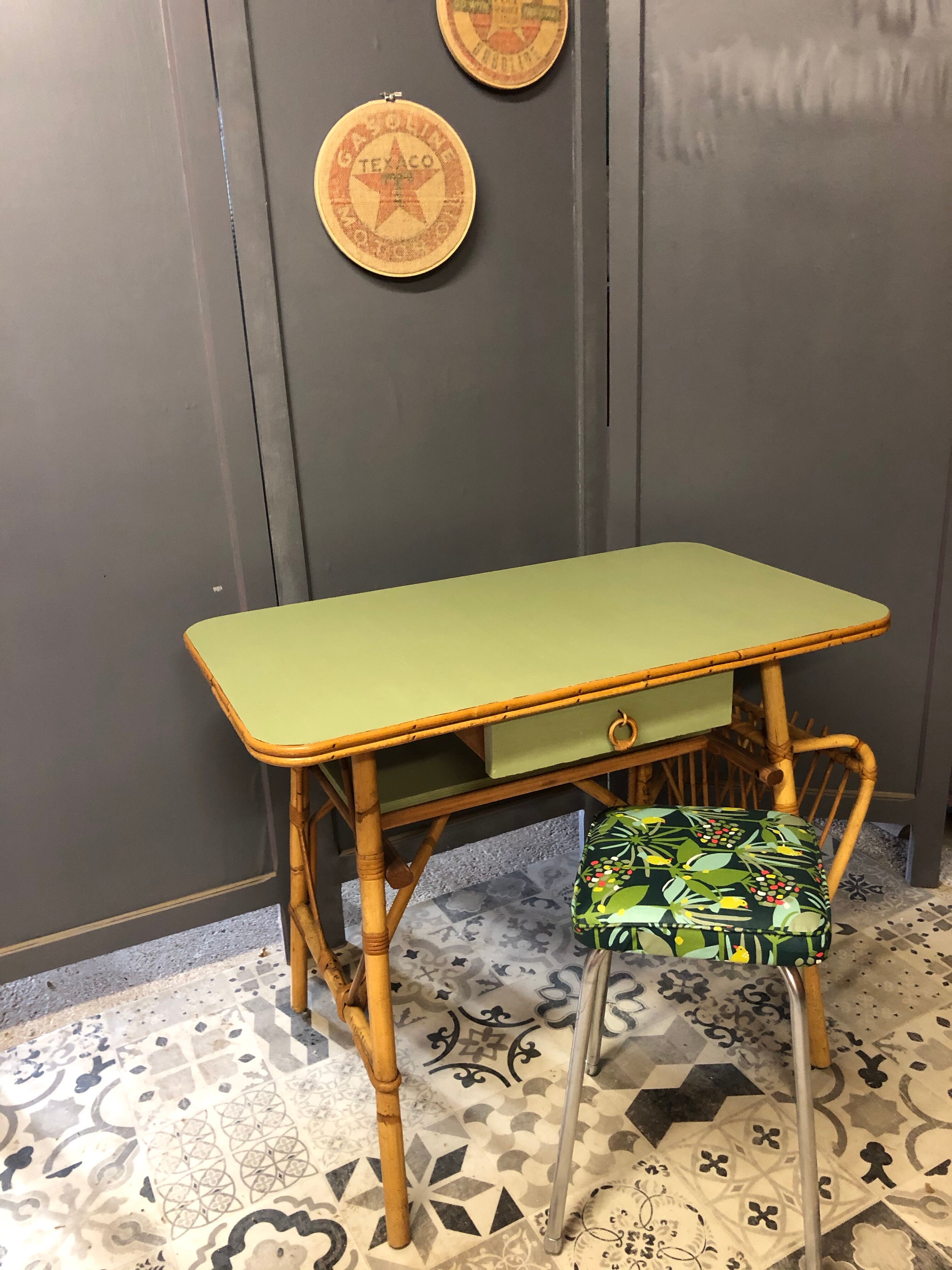 Vintage Bamboo desk
