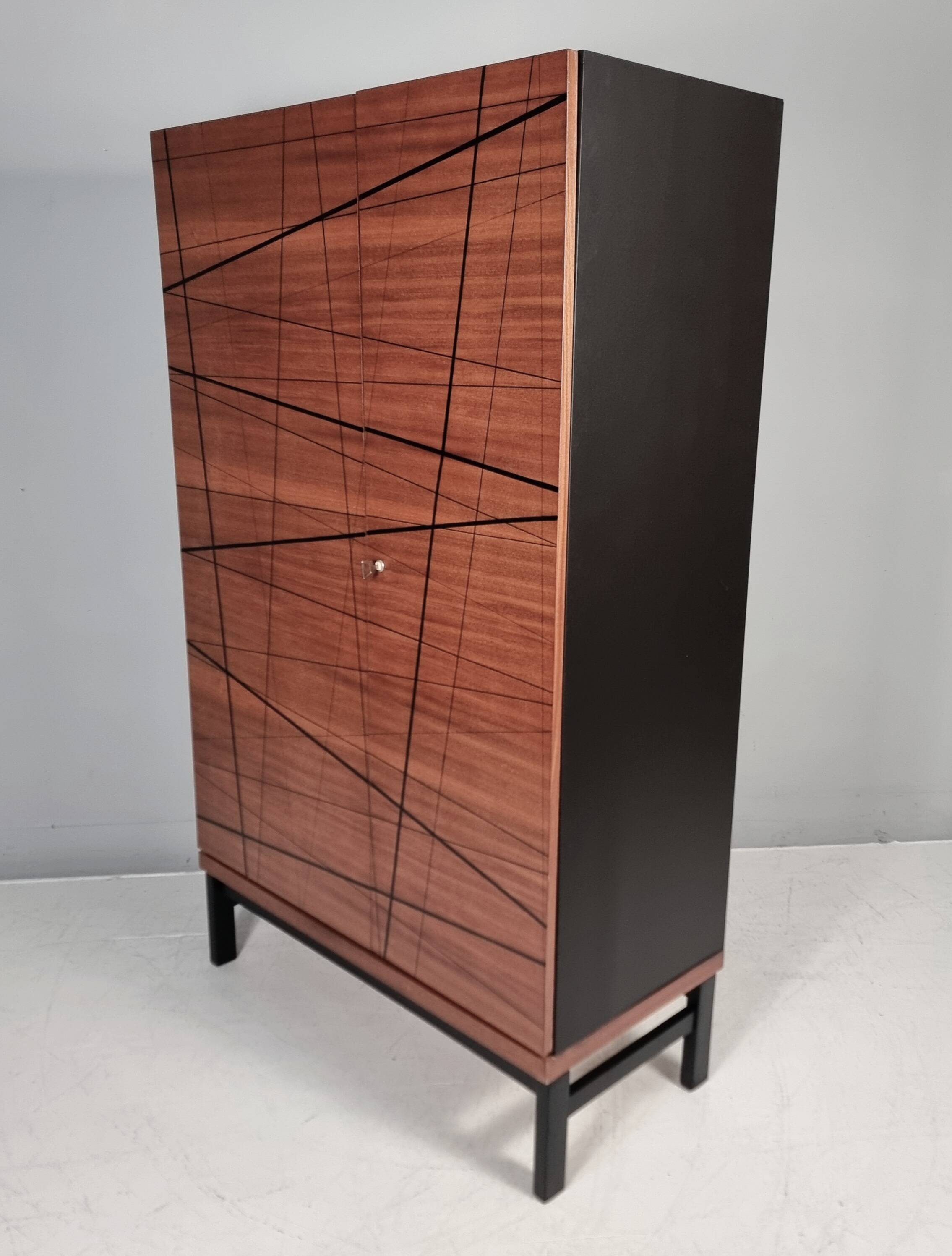 Vintage Wardrobe in Beech, 1970s