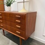 Scandinavian teak chest of drawers