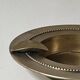 Genuine gilded brass ashtray from the early 20th century.