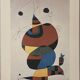 Joan Miró lithograph Woman bird star (Homage to Pablo Picasso 1966) Miro