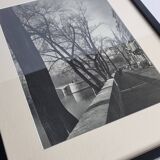 Rémy Duval – Quai parisien, photogravure de 1946 – Encadrée sous verre 32 x 42 cm