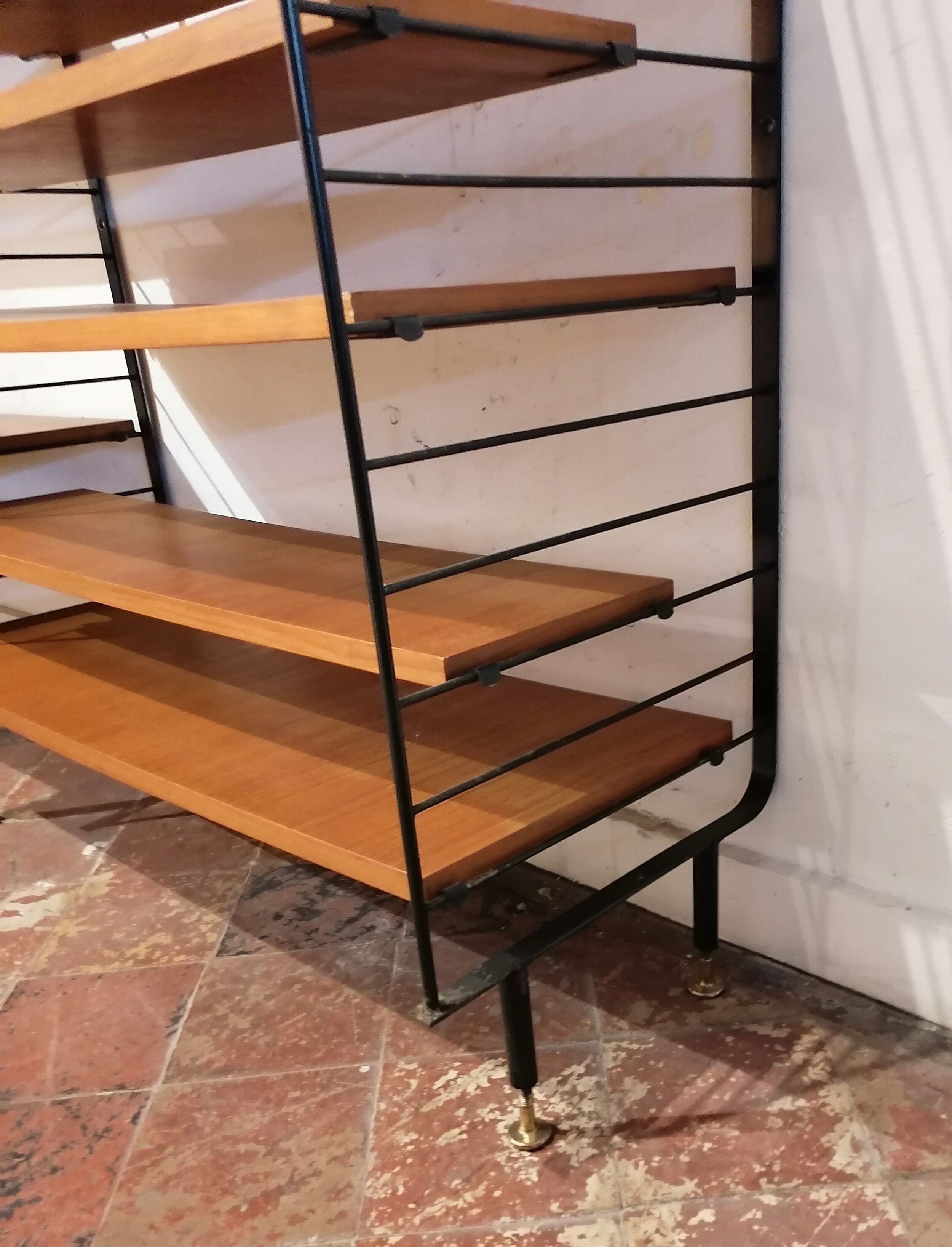 String wall shelf system, 1960s