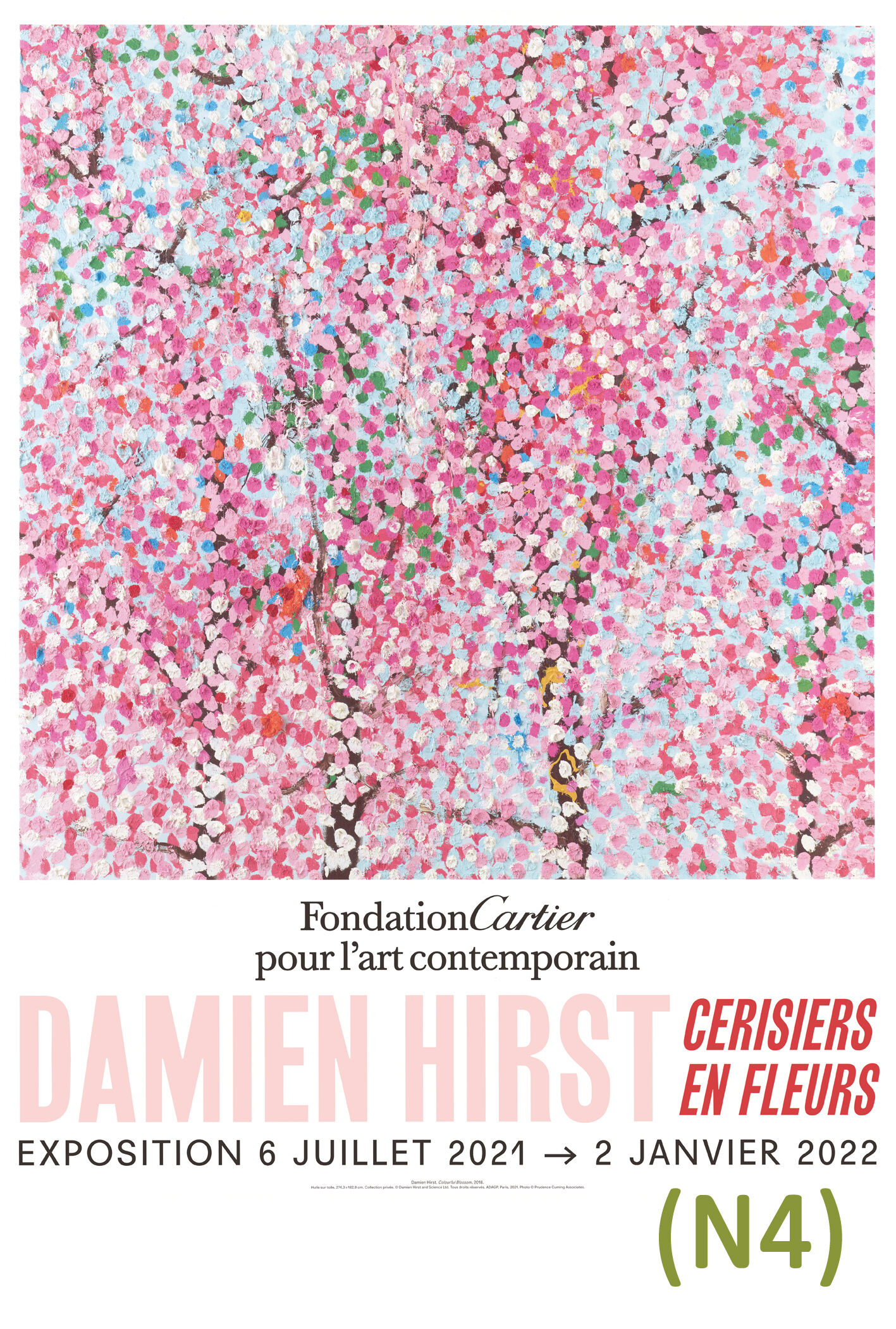 Damien Hirst exhibition poster