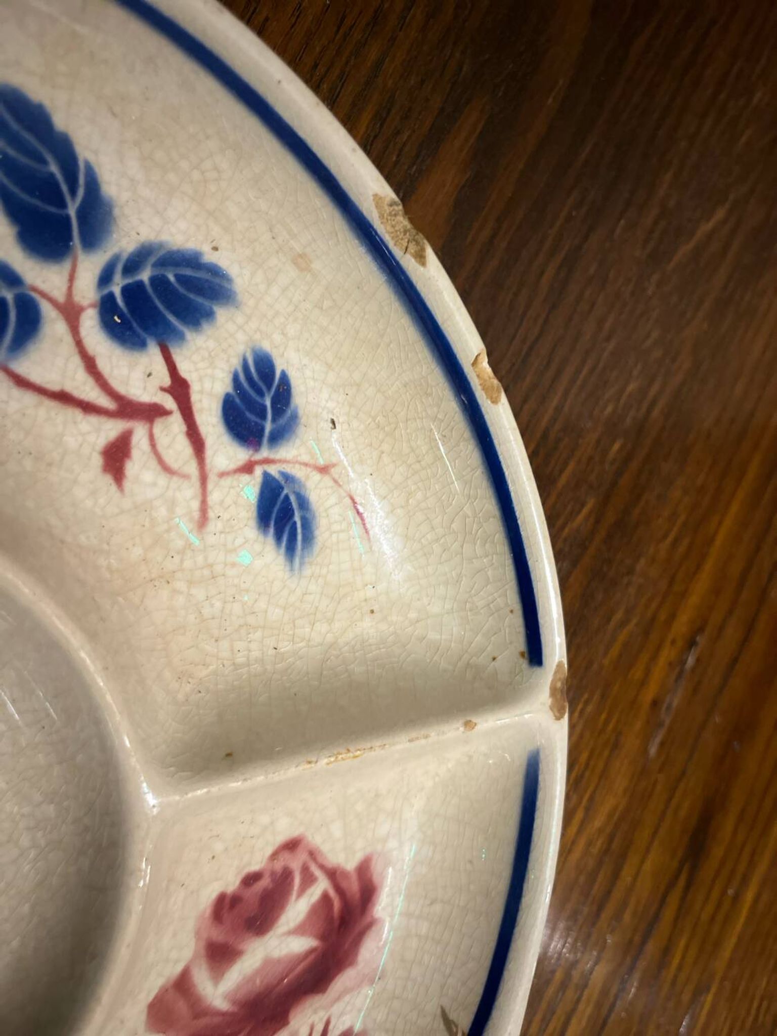 Plat de service vintage Lunéville