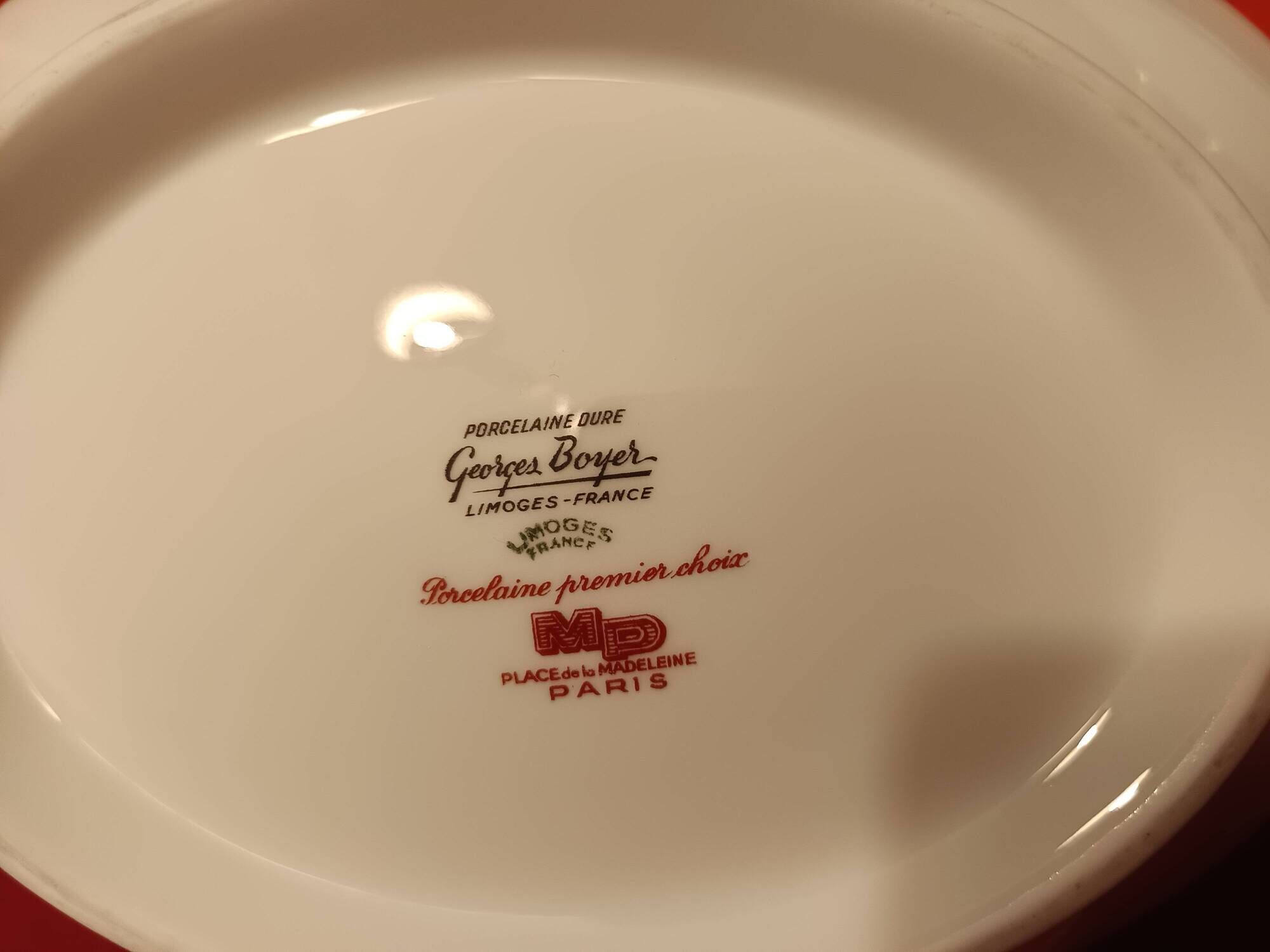Limoges porcelain service